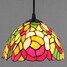 Vintage 25w Painting Feature For Mini Style Metal Tiffany Hallway Pendant Light Entry - 1