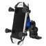 X-Type Aluminum Alloy Rear View Mirror Phone GPS Handlebar Holder Motorcycle Bike - 2