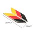 3D Car Sticker Decals Emblem Stripes Cool Metal 1 Pair Germany Flag - 4