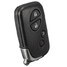 Uncut Key Case Shell LEXUS Remote Folding Car Flip Buttons Black - 3