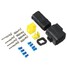 Pin Way Kit Electrical Wire Connector Plug Truck Marine Car Male Female Terminals - 1