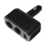2 Way 90 Degree Rotate Car Cigarette Lighter Socket with USB - 1