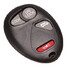 Four Black Universal Entry Key Case Shell Keyless Buttons - 3