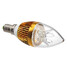 E14 Led 3w Ac 220-240 V Warm White Dimmable C35 Candle Light Decorative - 2