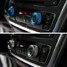 BMW 5 Alu Decorative knob 6 7 Series Set Car Stereo 3pcs Knob Ring Covers - 8