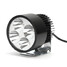 Aluminum Motorcycle 4LED White Headlight DC Spot 12V-80V - 3