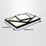 36w Ecolight Modern/contemporary Ceiling Light Led Square - 6