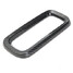 Front Grille Trim Carbon Fiber Style Cover for Jeep Frame - 2