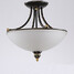 Fixture 4 Heads Flush Mount Country Style Glass Ceiling Kitchen Bedroom Shade - 2