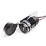 9-30V Motorcycle Car Waterproof USB Charger LED Digital Voltmeter - 4