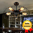 Industrial Chandelier Light Fan Tea Pendant Lamp Ceiling Vintage Metal - 3