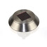 Whte 1-led Garden Lamp Stainless Solar Lawn Light Steel Pathway - 2