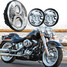 Projector Headlight Fog Lights Lamp Set For Harley Passing 7