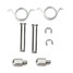 CB250 Foot Pegs for Honda CBR600F Motorcycle Front Footrest Pedal - 5