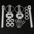 Universal Bonnet Hood Motorcycle Latch Alloy Mount Lock Pins Pin Kit - 6