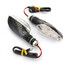 Motorcycle LED Turn Lights Indicators Carbon - 1