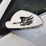 1Pair Vehicle Auto Car Sticker Decals Decals Rear View Mirror Angel Logo Decoration Truck Wing - 2