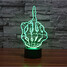 3d Decoration Atmosphere Lamp Novelty Lighting Colorful Led Night Light 100 Touch Dimming - 3