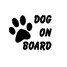 Dog Car Stickers Auto Truck Vehicle On Board Motorcycle Decal - 1