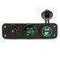 Colors Car 30V Lighter Port Voltmeter Car Dual USB 5V 2.1A Light Charging Different 6V 1A - 5