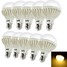 550lm 12*smd5630 Globe Bulbs 3000k 7w Light E27 10pcs Warm - 2