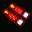 2x 12V Truck Rear Yellow LED Car Light Indicator Lamp - 3