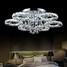 Bedroom Living Room Chrome Flush Mount Feature For Crystal Led Metal Modern/contemporary - 3