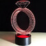 Led Colorful 100 Ring Diamond 3d Creative - 1