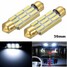 White Festoon LED Reading Light 39MM SMD Number Plate Interior Bulbs Error Free - 1