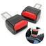 Stopper Alarm Insert Car Seat Belt Clips Eliminator Extender Safety Pair Buckle - 1