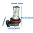 Driving Light Bulb H8 Headlight Fog High Power LED SMD - 5