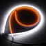 85cm Turn Signal Light Tube Soft Pair Guide White DRL Car Amber Strip LED Flexible - 8