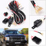 Wiring Harness 40A Relay Fuse 300W LED Light Bar ON OFF Switch Off Road ATV Jeep - 1