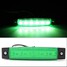 Side Marker Indicator Light Lamp Motorcycle Auto 0.5W LED Truck Trailer Lorry 24V Bus 6SMD - 7