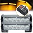 LED Amber Flashing Emergency Warning Light Strobe Lamp Switch Car Harness Pair - 1