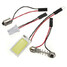 COB T10 BA9S Panel White Interior Light 1.2W Car Bulb Festoon Dome - 4