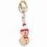 Ring Christmas Car Keychain Gift Ornaments Metal Pendant - 1