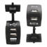 Ports Car Waterproof Dual USB Charger Cigarette Lighter Socket Power Adapter 12V - 2