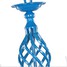 Chandelier Lamp Mediterranean Head Blue Bedroom Iron European Restaurant Garden - 5