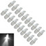 Cool White 30-50lm 6000-6500k Lamps Car 100 T10 0.5w - 1