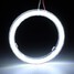 Outside Pair 60SMD Angel Eye 70mm 12V 10W COB White Ring Headlight Aperture - 6