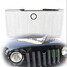 3D Mesh Grille Silver Net Insert 07-16 Cover for Jeep Wrangler JK - 5