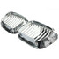 Front Kidney Grille 4 Door Grill Chrome Glossy BMW E46 3 Series - 3