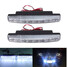 8 LED Car Pair of Driving Daytime Running Light - 3