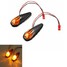 2x LED Light Indicators Lamp Amber Universal Motorcycle Turn Signal - 1