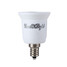 Adapter White E27 Bulb 6pcs E12 Silver Light Converter - 2
