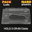 Multi Hard Holder Horizontal Plastic Clear Transparent Badge - 1