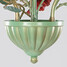 Iron Chandelier Lamp Garden Lamp American Flower Flowers European - 3