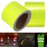 Conspicuity Reflective Fluorescent Tape Film Sticker Safety Warning Yellow - 6