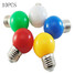 10pcs Light 1w Small Led Light Bulb E27 Color Christmas Light Decorative - 1